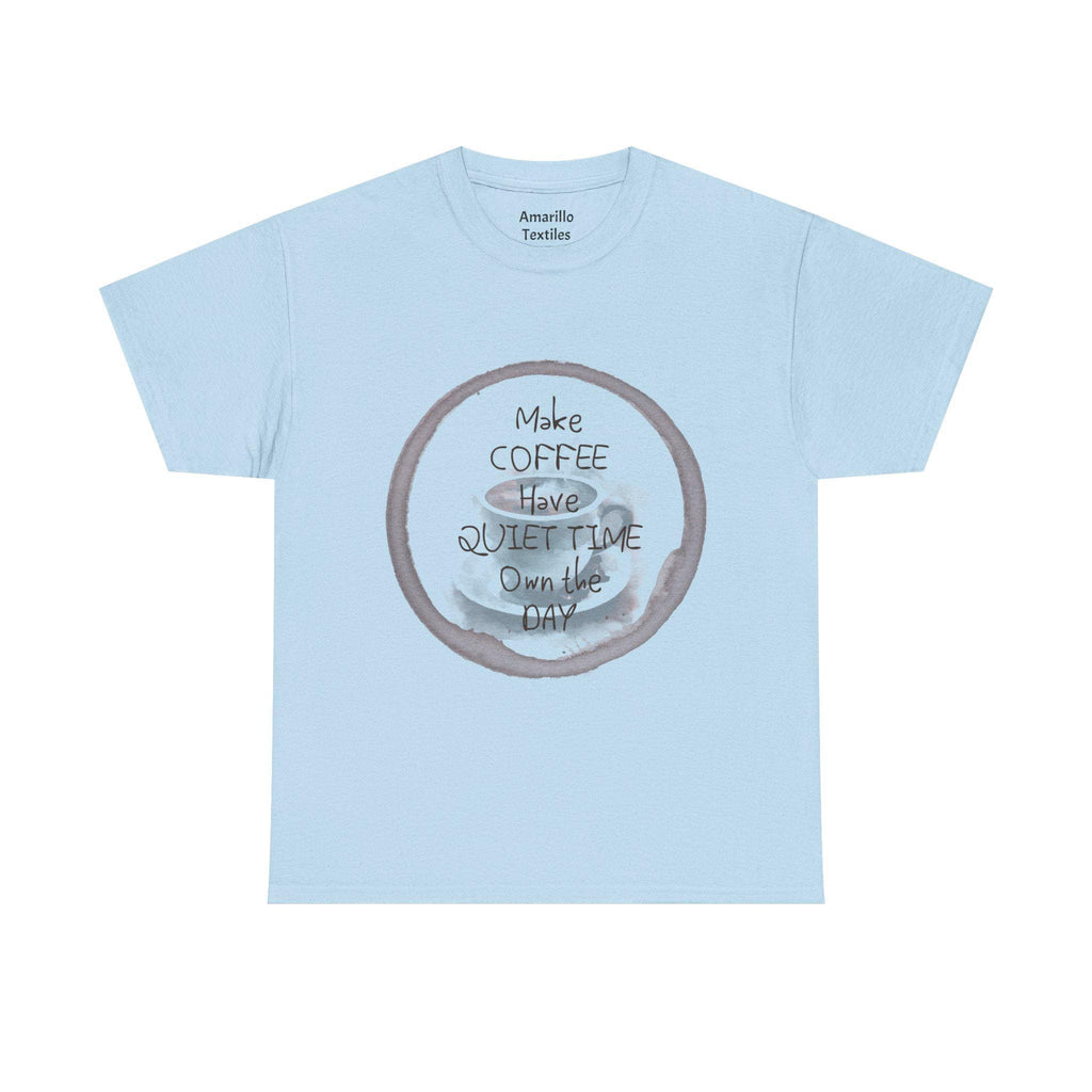 Make Coffee Save Quiet Time Tee | Coffee Cup Illustration, Cozy Morning Shirt