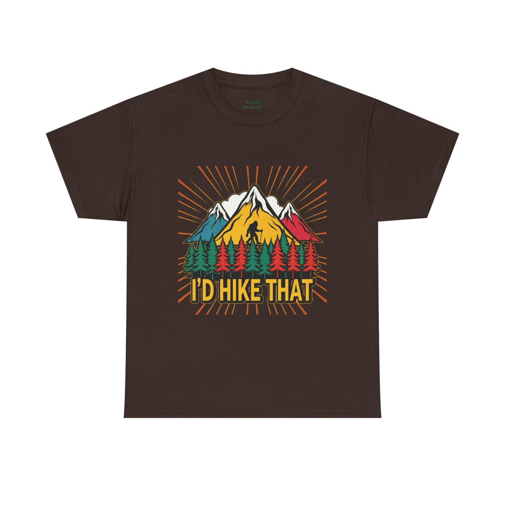 I'd Hike That Bigfoot T-Shirt | Hiking Sasquatch Design