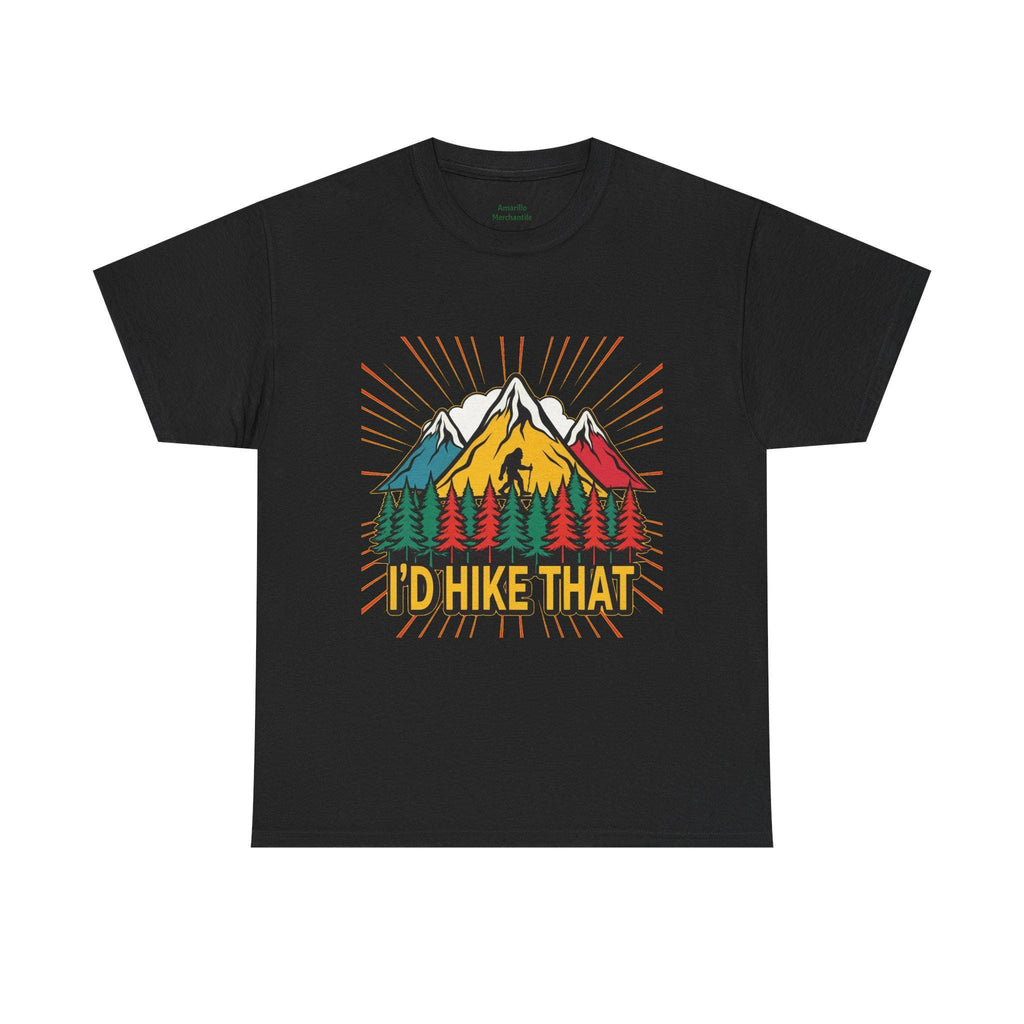 I'd Hike That Bigfoot T-Shirt | Hiking Sasquatch Design