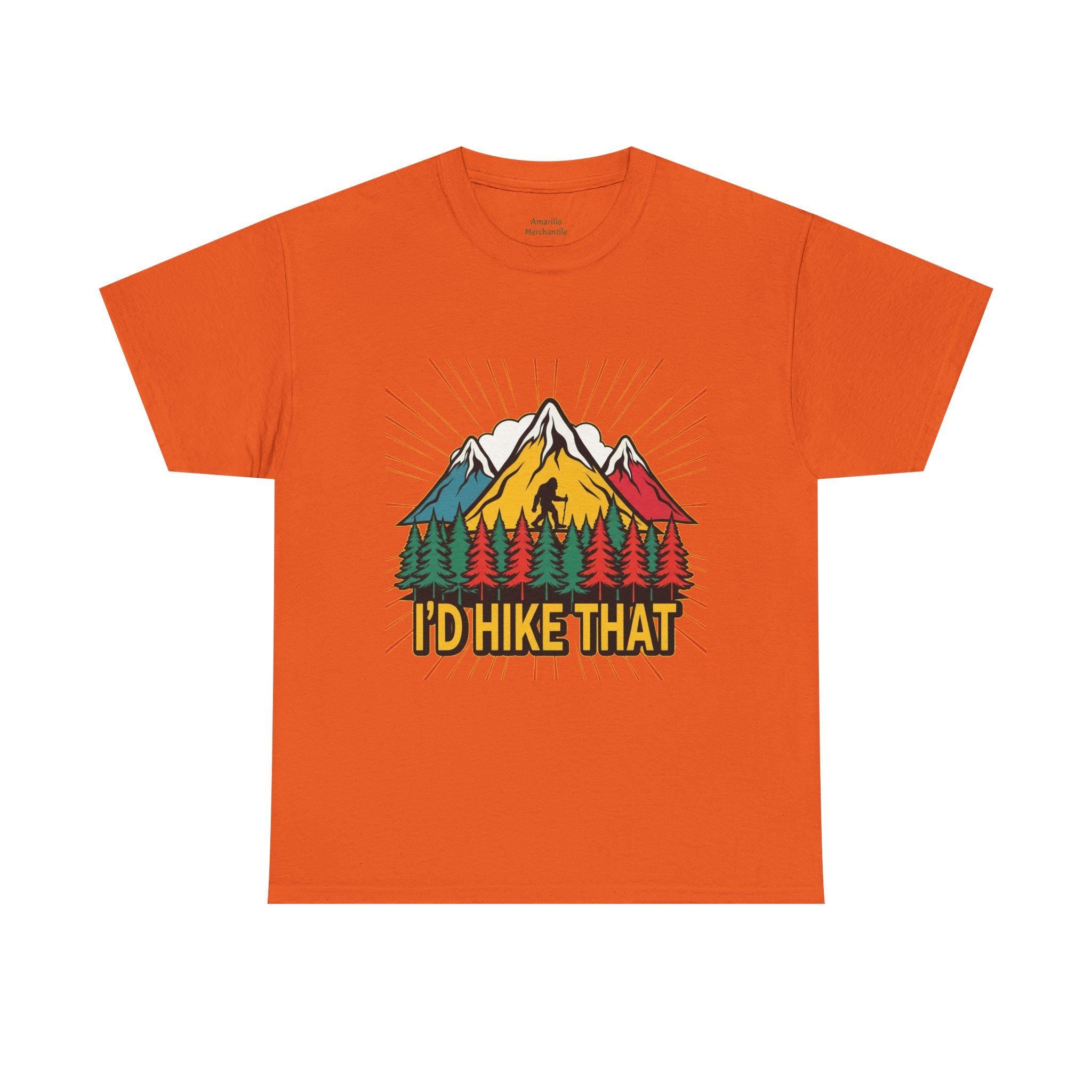 I'd Hike That Bigfoot T-Shirt | Hiking Sasquatch Design